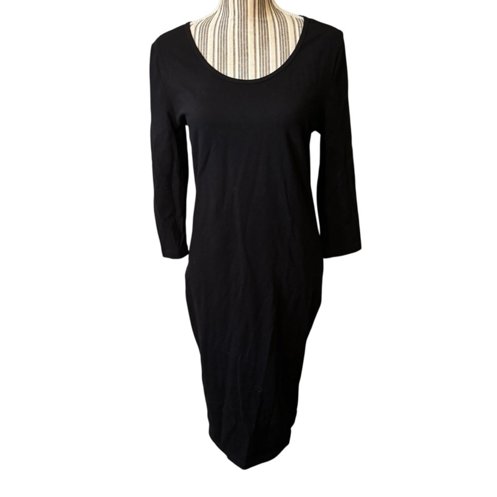 Little Black Midi Dress By Zenana Premium